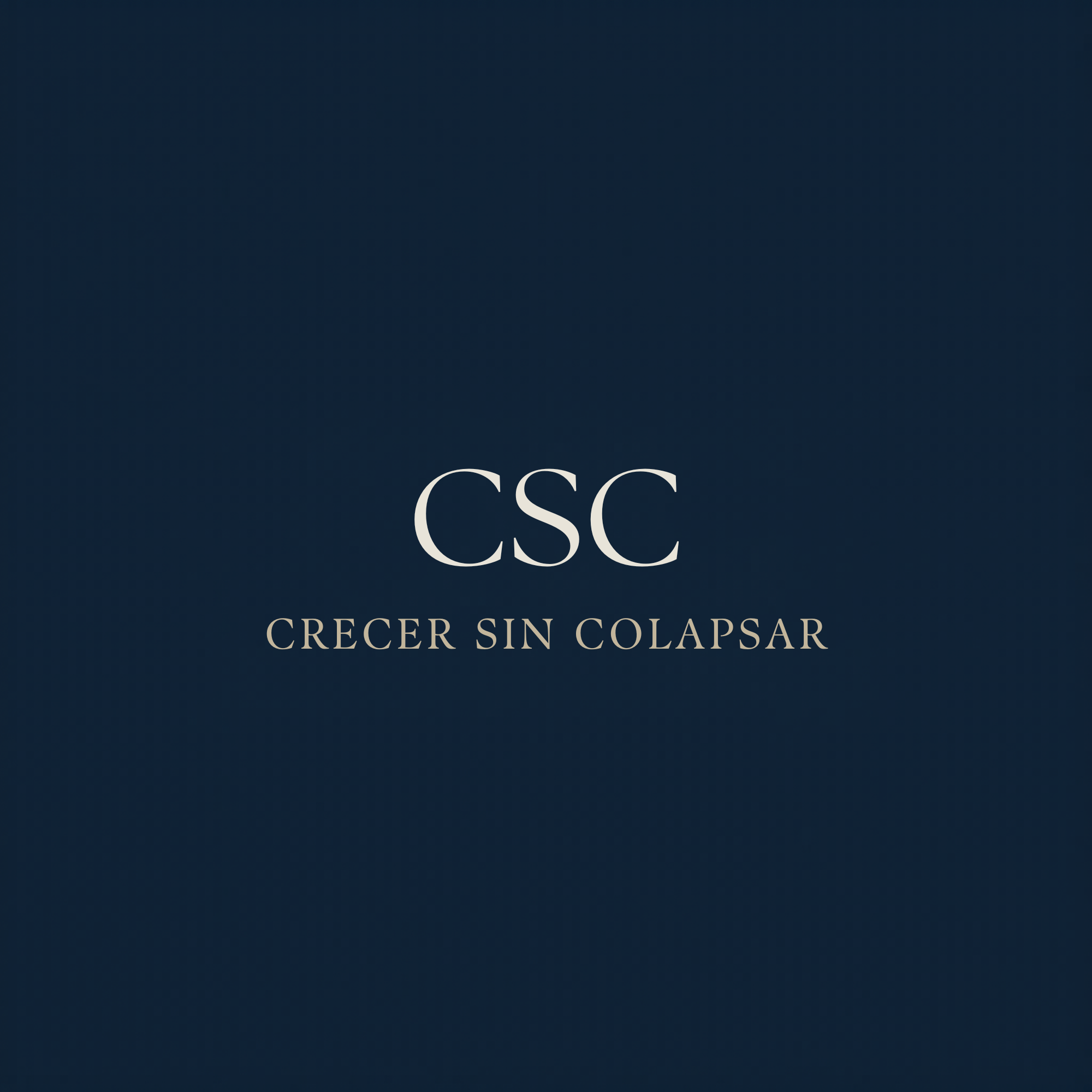 Crecer sin colapsar